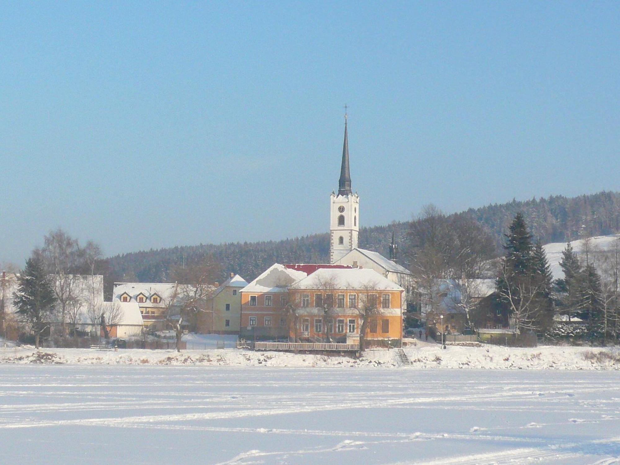 Penzion U Racaku Frymburk Bagian luar foto