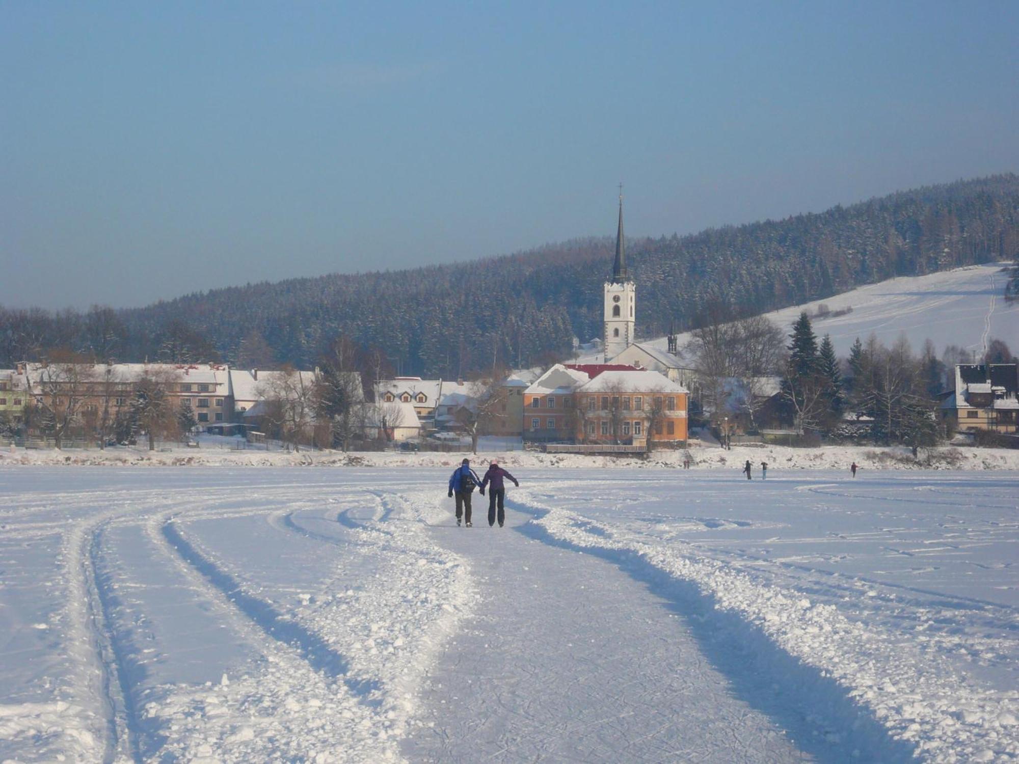 Penzion U Racaku Frymburk Bagian luar foto